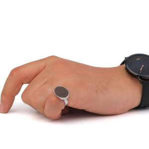 خاتم عقيق كبدي