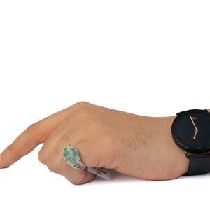 خاتم شنكار اخضر مشجر