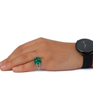 Brown veined shankar ring