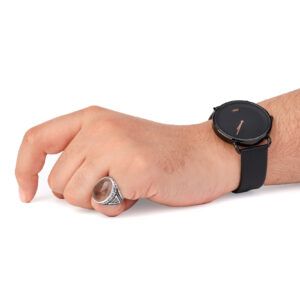 خاتم عقيق معرق