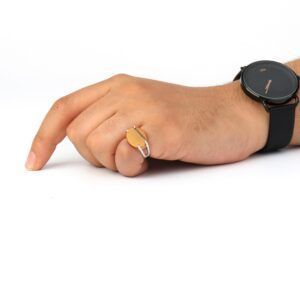 خاتم فضه حجر عين النمربيضاوي-متجرفونيم