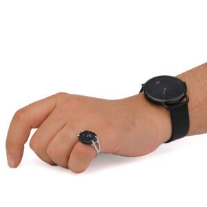 فضه شنكار اسود منقط-متجر فونيم