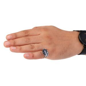 شنكار فضه بحجر مقلم بيضاوي -متجر فونيم