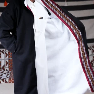 فروة خيشة شتوي أسود سدو