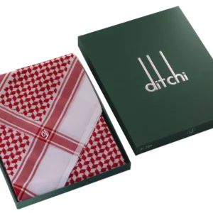 شماغ ditchi أحمر غامق أصدار خاص