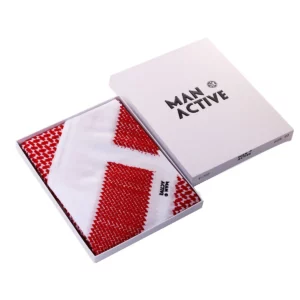 شماغ MAN ACTIVE أحمر مودرن