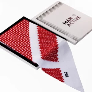 شماغ MAN ACTIVE أحمر مودرن أصدار خاص