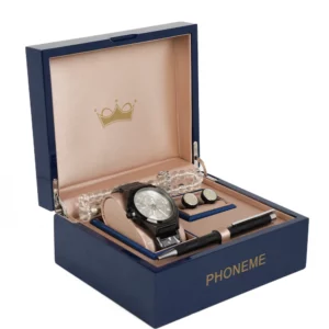 طقم  ساعة فونيم عقارب و كبك أصدار حديث